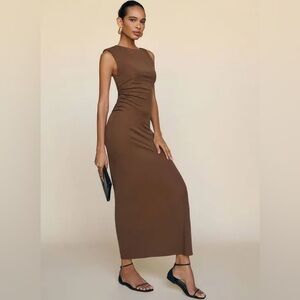 Reformation Amara Knit Maxi Dress size S